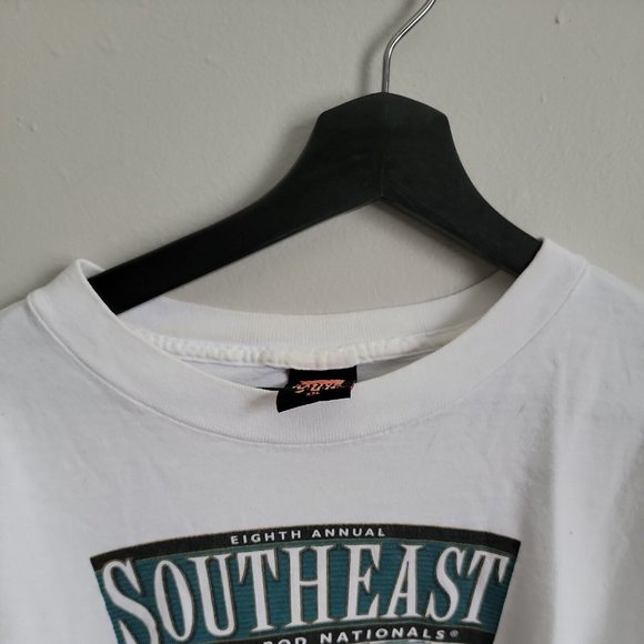 VTG 1995 Native Sun 8th Annual Southeast Street Rod Nationals SZ 2XL White Shirt - Picture 2 of 8